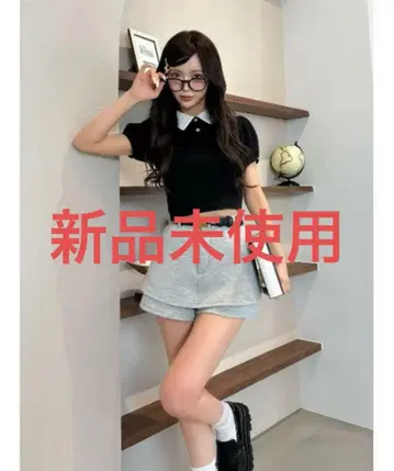 실루엣 컷 스커트 라이크 숏팬츠