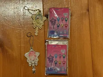 산리오 매지컬 지팡이 키링 코기민 폼폼푸딩 세트