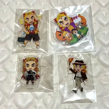 귀멸의 칼날 렌고쿠 쿄쥬로 아크릴 스탠드 4개 세트