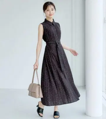 미사용 새상품 택 포함 Andemiu 모듬 플리츠 원피스