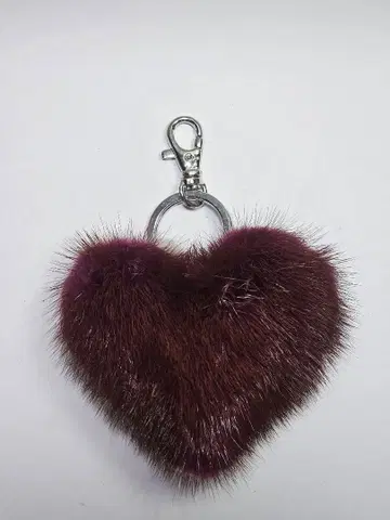 하트 퍼 키링