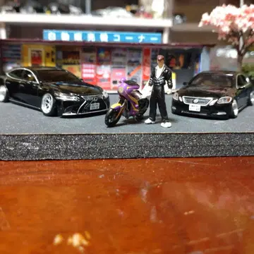 1/64 스케일! 양키 피규어 폭주족 바이크! 증정품 포함!