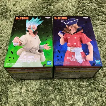 Dr.STONE 피규어 2체 세트 (이시가미 센쿠, 나나미 류스이)