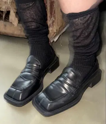 SHAGGIE 스퀘어 로퍼 23.5cm