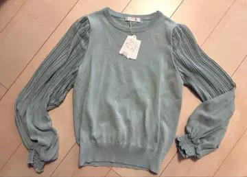 AG by aquagirl 셔링 플리츠 슬리브 니트 S