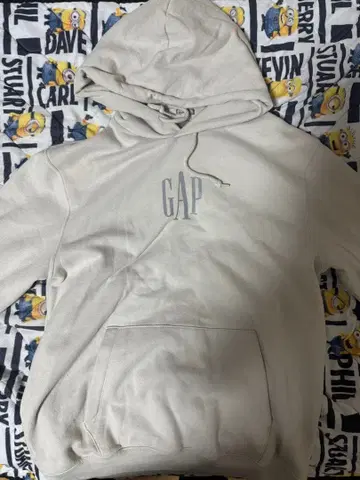 GAP 후드 부착 후드티 라이트 그레이