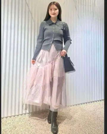 스나이델 폴로 니트 세트 튤 스커트 사이즈 0