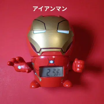 marvel 아이언맨 알람 시계 탁상 시계 IRONMAN 피규어