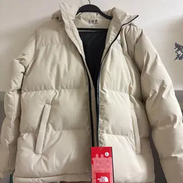 THE NORTH FACE 후드 부착 다운 자켓 L 택 포함