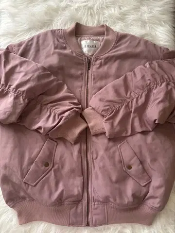 MA-1 블루종 핑크