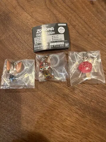 주토피아 메지루시 액세서리 3종 닉 와일드 아이스캔디