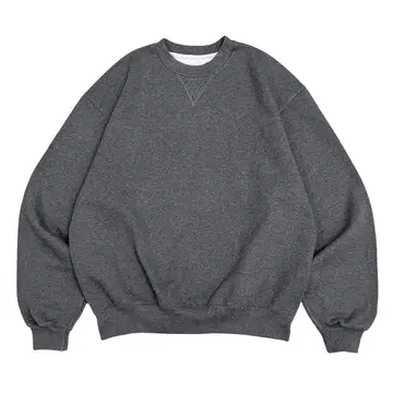 00s 빈티지 무지 맨투맨 Champion 앞 V 레어 컬러 와이드