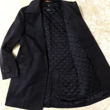 폴스미스 스텐카라 코트 퀼팅 라이너 포함 블랙