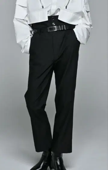 ADRER 하이웨스트 스트레치 슬랙스 팬츠