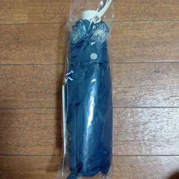 폴앤조 크리장테므 자수 우천 겸용 접이식 우산 네이비