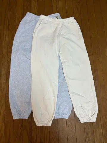 로스앤젤레스 어패럴 스웨트 팬츠 2개 세트 아쉬 크림