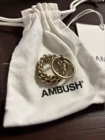 앰부쉬 AMBUSH 2 체인 반지 XL