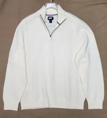 랜즈 엔드 하프 집업 XL 아이보리 화이트 계열