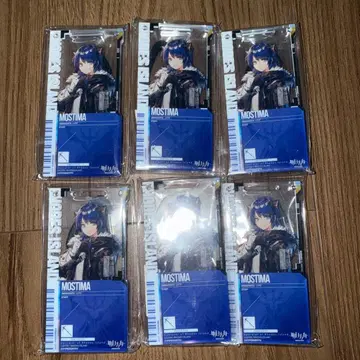 MOSTIMA 아크릴 키링 6개 세트