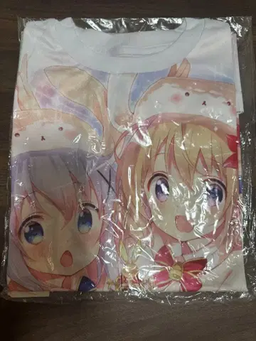 주문은 토끼입니까? 풀 그래픽 T셔츠