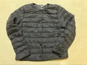 새상품급 M 사이즈 유니클로 퍼프 테크 컴팩트 자켓 블랙