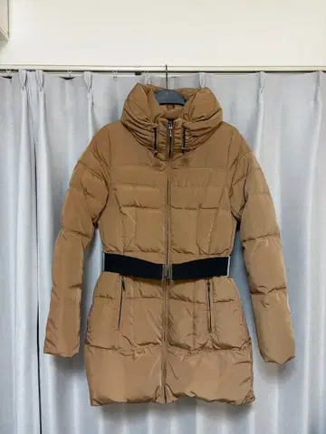 ZARA BASIC 베이지 다운 자켓