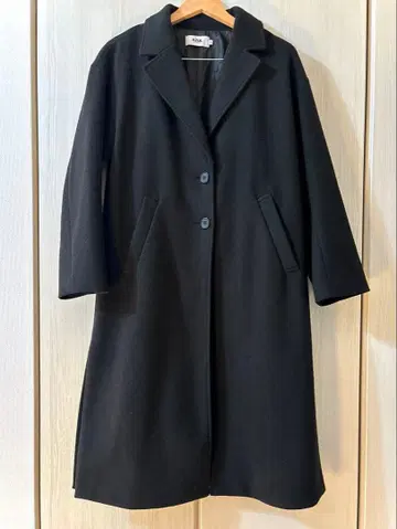 AZUL by moussy 아줄바이마우지 롱 코트 블랙(M)