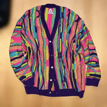 THRIFTY LOOK 멀티 컬러 가디건