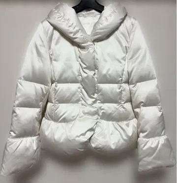 TO BE CHIC 다운 자켓 다운 코트 화이트 화이트