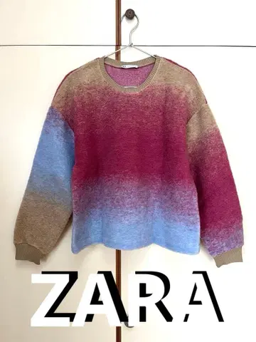 ZARA 미사용 그라데이션 긴팔 니트