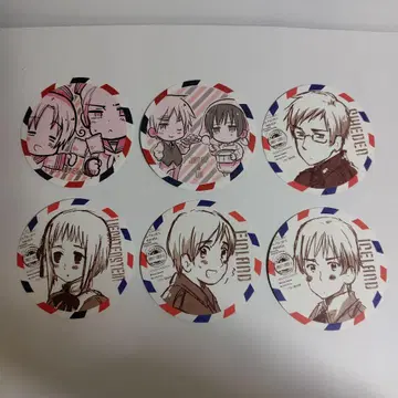 헤타리아 코스터 6장 세트