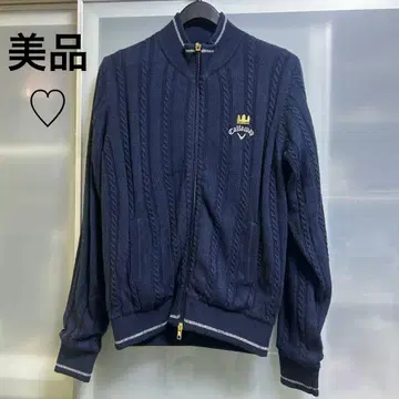 Callaway 케이블 짜임 자켓 M 네이비 가격 인하