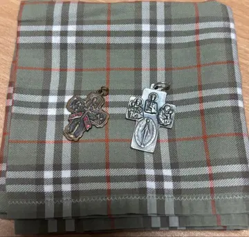 실버 십자가 목걸이 2세트