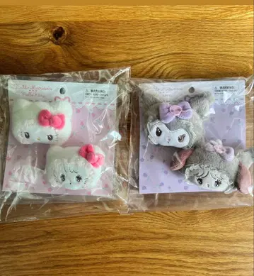 [ 키티 쿠로미 ] mikko illustrations 헤어 클립 2개