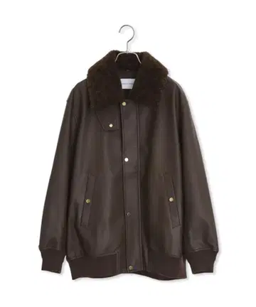 합성 가죽 플라이트 자켓