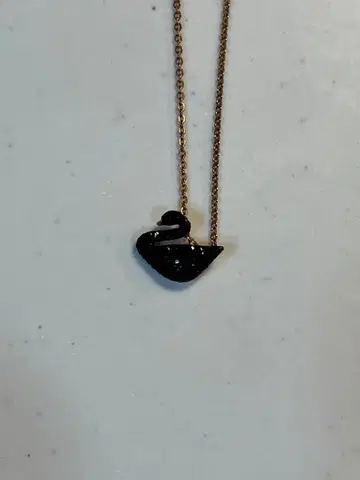 [ 미사용 새상품 ] SWAROVSKI 스와로브스키 블랙 스완 목걸이