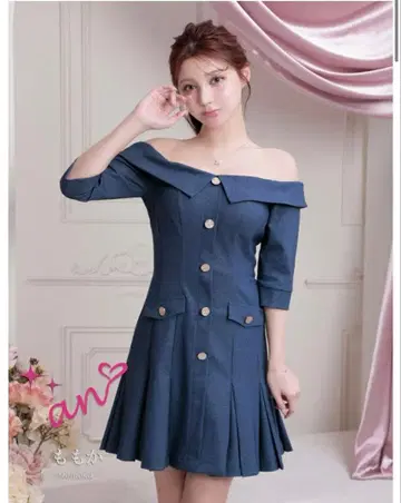 an 오프숄더 드레스 xs 사이즈