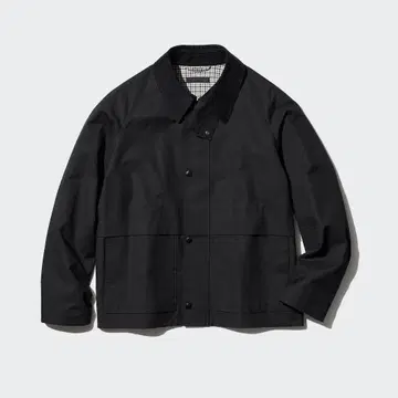 유니클로 유틸리티 숏 블루종 블랙 L