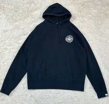 AND SUNS 후드티 자수 로고 블랙 L