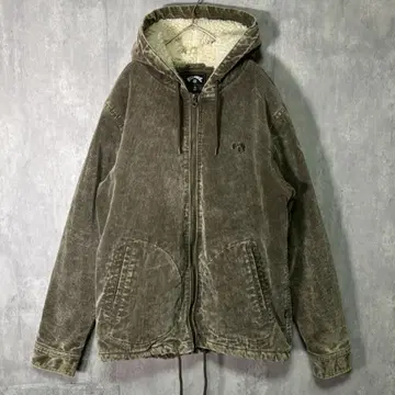 페이드 BILLABONG 코듀로이 보아 후드티 아카이브 그런지