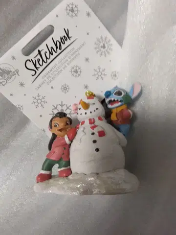 릴로 & 스티치 오너먼트 눈사람 Disney 오너먼트 2025