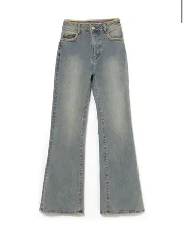 andmary Heart stitch denim blue beige S