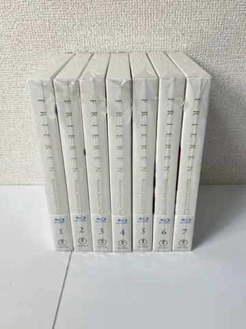 블루레이 장송의 프리렌 초회 생산 한정판 전 7권 세트