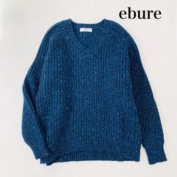 ebure 에부르 울 캐시미어 V넥 니트