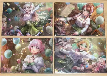 D4DJ GroovyMix 로손 클리어 파일 세트