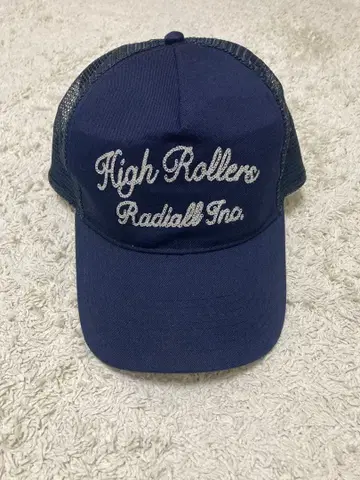 Radiall 라디얼 자수 네이비 메쉬 캡