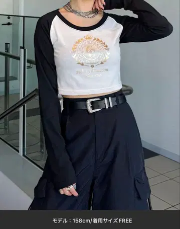 PAGEBOY 핏타 미니 래글런 롱T