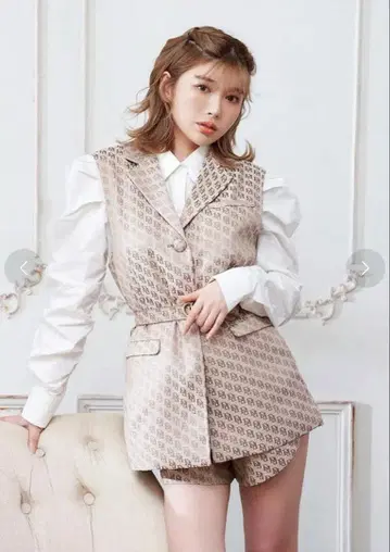 DR 자카드 셋업 (모카)