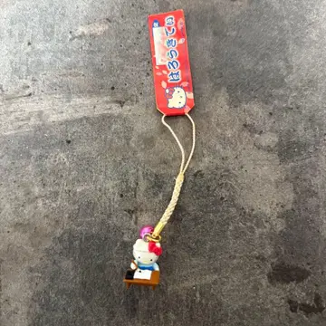 지역 한정 키티 헬로키티 스트랩 교토 한정 서예 글씨 족쇄