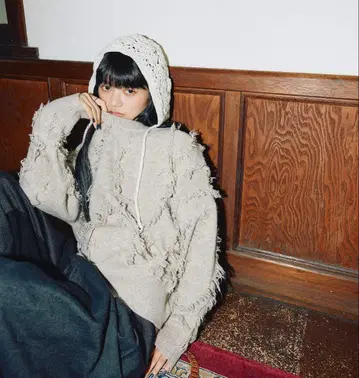 니코앤드 - MODE NORM CORE 지그재그 프린지 풀오버